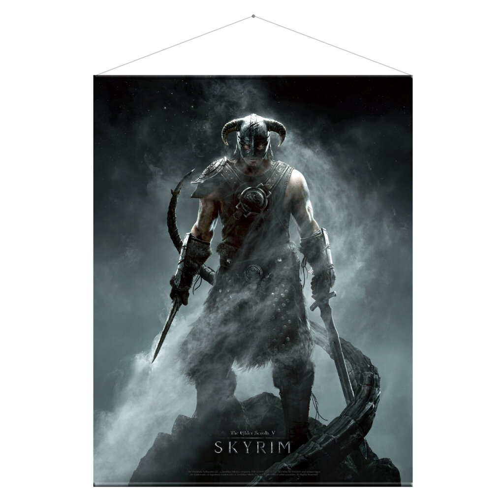 347572-Skyrim-Wallscroll---Wanddeko-Dragonborn