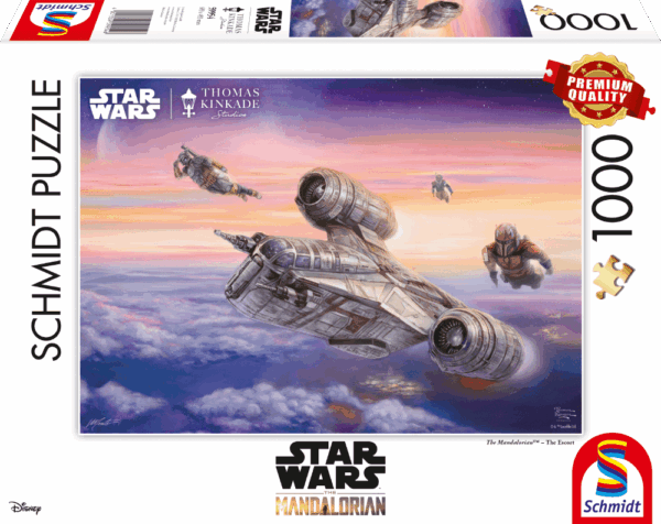 401409-Lucas-Film--The-Mandalorian--The-Escort-1000-Teile-Puzzle