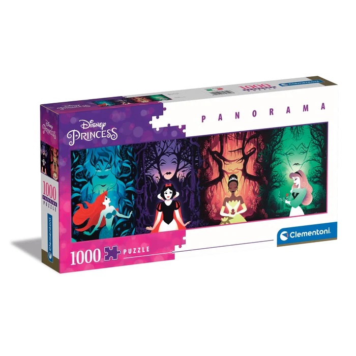 428240-Clementoni-39722-1000-Teile-Puzzle-Disney-Panorama-Collection-Disney-Princess