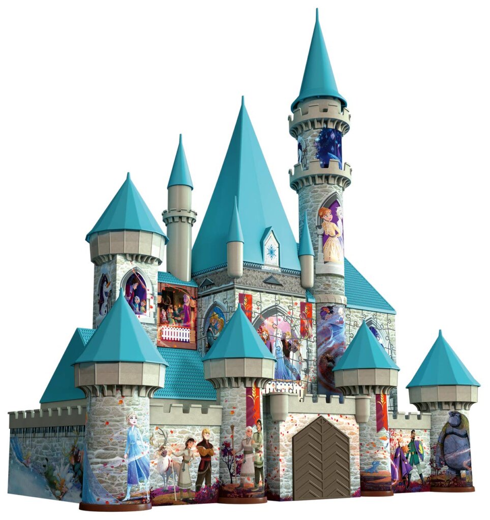 354772-Ravensburger-11156-Disney-Frozen-2--Die-Eiskoenigin-2-216-Teile-3D-Puzzle-Schloss