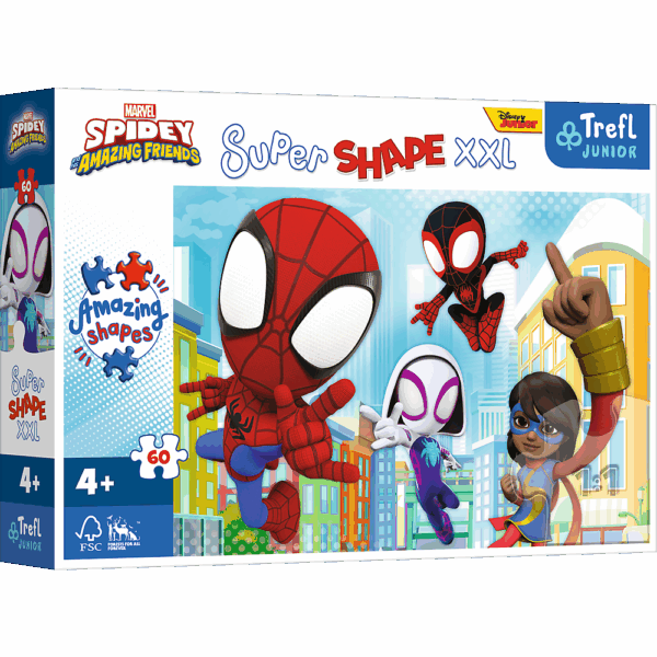 416720-Junior-Super-Shape-XXL-Puzzle-60-Teile-Teile-Marvel-Spidey