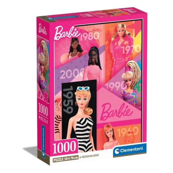 442986-1000-Teile-Puzzle-Barbie-60-Years-Barbie