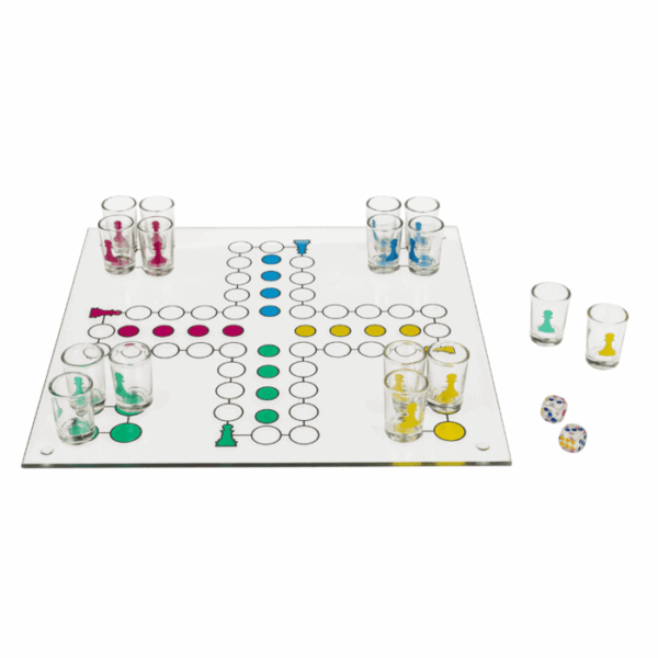 437860-Ludo-Glas-Trinkspiel-31-x-31-cm