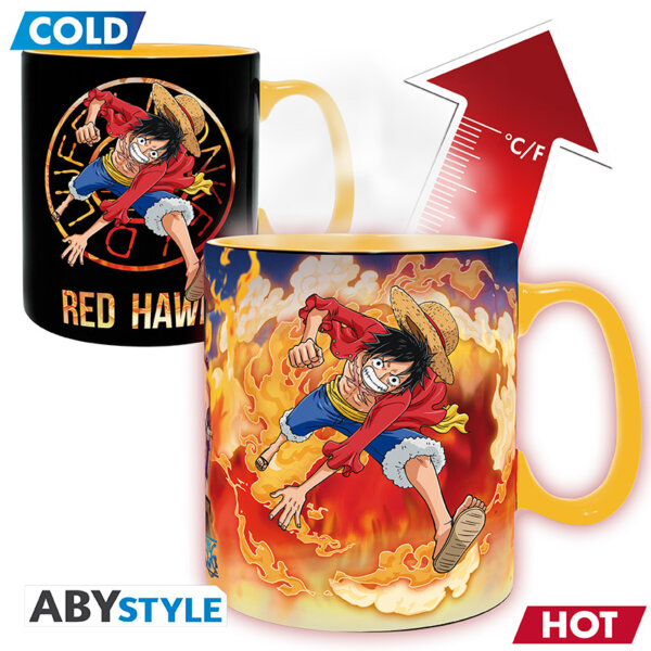 446453-ONE-PIECE-Mug-Heat-Change-460-ml-Luffy-und-Sabo-cardboard-box