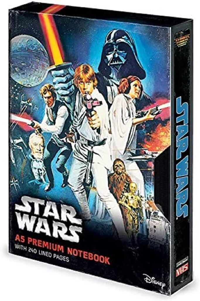 451646-Star-Wars-Eine-neue-Hoffnung-VHS-A5-Premium-Notizbuch