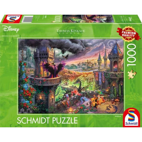 423086-Disney--Maleficent-Puzzle-1000-Teile-Thomas-Kinkade-Collection