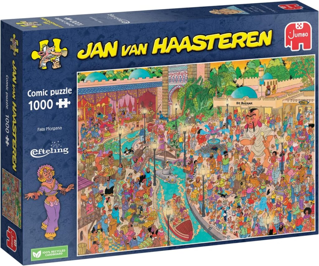 444152-Jumbo-Spiele-00038-Fata-Morgana-Efteling-Comic-Puzzle-1000-Teile