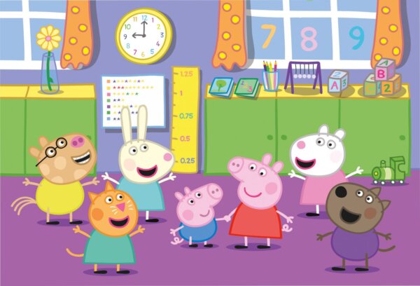 376319-Clementoni-25458-40-Teile-Bodenpuzzle-Peppa-Pig