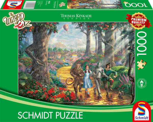 431304-Warner-Wizard-of-Oz--Follow-The-YELLOW-BRICK-ROAD----1000-Teile-Puzzle