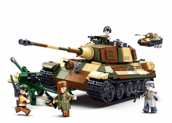 400772-Sluban-Konstruktionsspielzeug--Battle-of-Budapest--Large-German-Tank-2-in-to-1