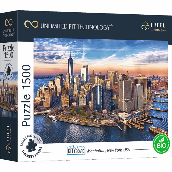 416844-UFT-Puzzle-1500-Teile-Cityscape--Manhattan--New-York--USA-