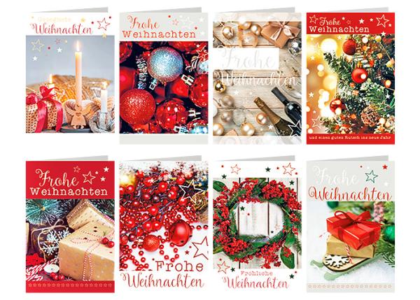 493782--Frohe-Weihnachten--Weihnachtskarte-8-fach-sortiert-11-5-x-17-cm
