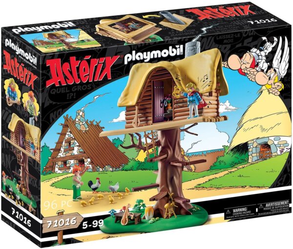 420045-PLAYMOBIL---71016-Asterix-Troubadix-mit-Baumhaus-Spielset