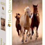 410765-High-Quality-Collection-1000-Teile-Puzzle-Running-horses