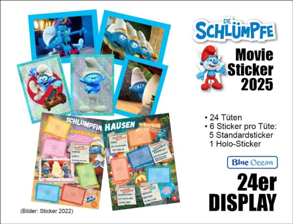 481865-Die-Schluempfe-----Movie-2025-Sticker-----24er-DISPLAY