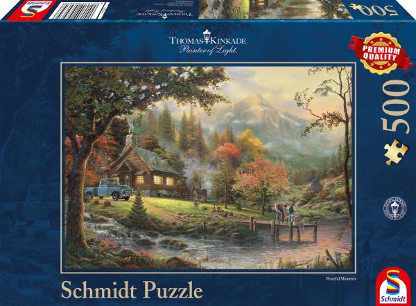 375446-Schmidt-Spiele-58465-Idylle-am-Fluss-500-Teile-Puzzle