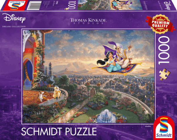 401405-Disney--Aladdin--1000-Teile-Puzzle--Thomas-Kinkade-