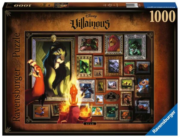 376700-Ravensburger-16524-Disney-Villainous-Scar-Puzzle-1000-Teile