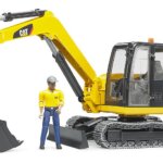 415086-Bruder-02466-Cat-Minibagger-mit-Bauarbeiter