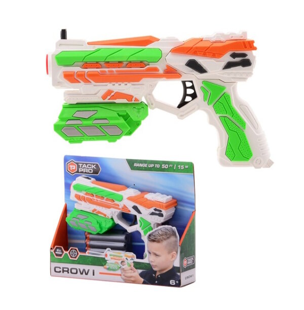 416564-Tack-PRO-Crow-I-Pistole-mit-6-Soft-Darts--18cm
