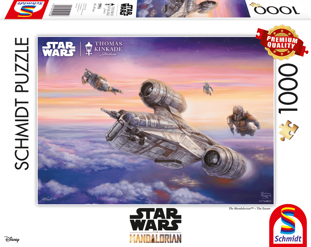 401409-Lucas-Film--The-Mandalorian--The-Escort-1000-Teile-Puzzle