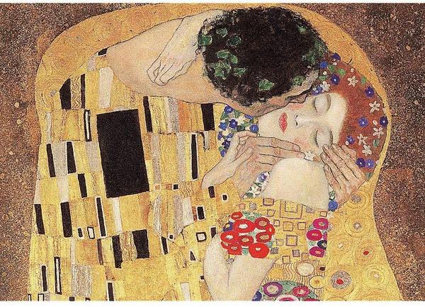 401199-Puzzle-Gustav-Klimt--Der-Kuss-1000-Teile