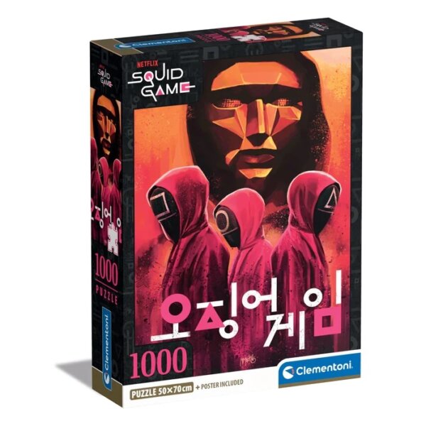 428294-Clementoni-39715-1000-Teile-Puzzle-Netflix-Compact--Squid-Game