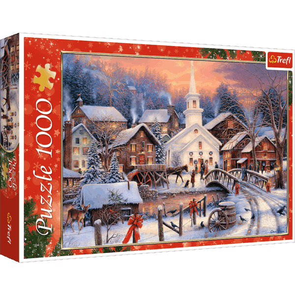 381909-Trefl-Puzzle-10602-Weisse-Weihnacht--1000-Teile-