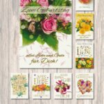 433978-Geburtstagskarten-Blumen-100-Stueck-6-Motive
