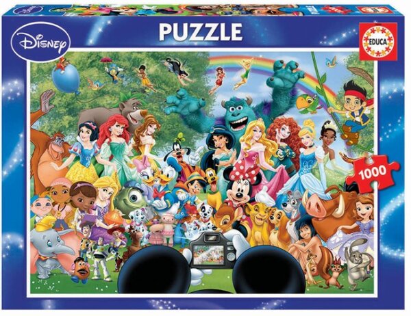370677-Educa-Puzzle-9216297-Marvellous-World-of-Disney-1000-Teile-Puzzle-