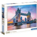 410771-High-Quality-Collection-1500-Teile-Puzzle-Sonnenuntergang-ueber-der-Tower-Bridge