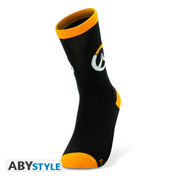 446082-OVERWATCH-Socks-Black-und-Orange-Logo-