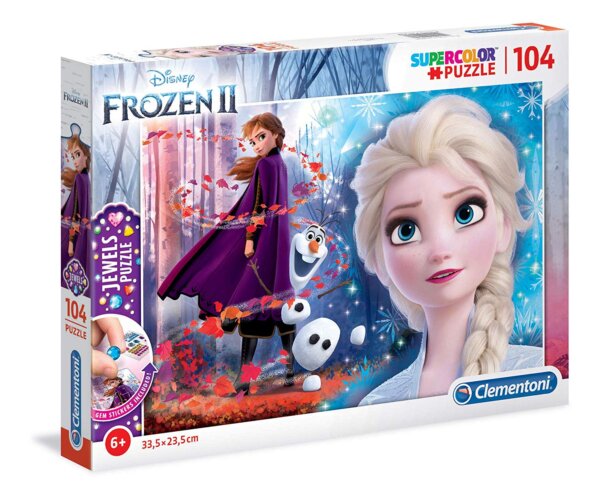 357116-Disney-Frozen-2---Die-Eiskoenigin-2-SuperColor-104-Teile-Jewels-Puzzle