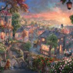 368036-Schmidt-Spiele-59490-Disney-Susi-und-Strolch-Thomas-Kinkade-Puzzle