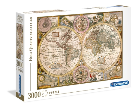 364627-High-Quality-Collection-3000-Teile-Puzzle-Alte-Karte