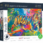 416783-UFT-Puzzle-500-Teile-Farbspritzer-Tiger