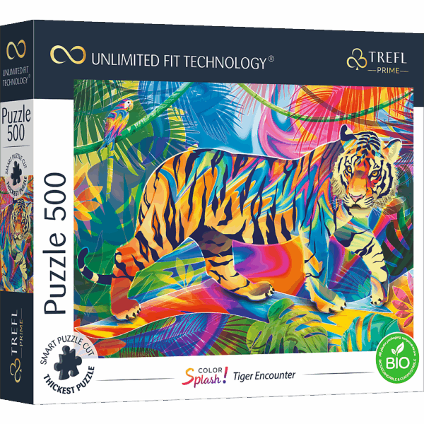 416783-UFT-Puzzle-500-Teile-Farbspritzer-Tiger
