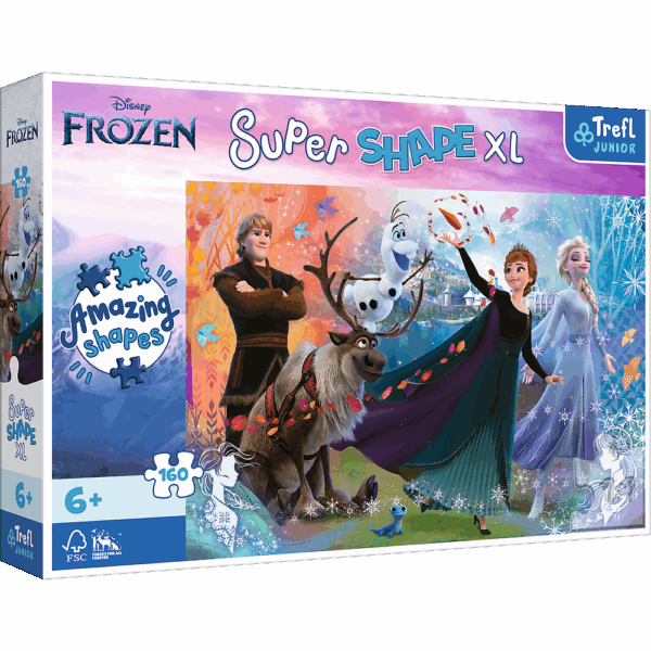416729-Junior-Super-Shape-XL-Puzzle-160-Teile-Teile-Disney-Frozen