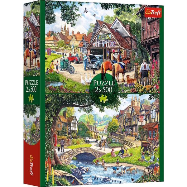 449965-Idyllisches-Leben-Puzzle-2-x-500-Teile