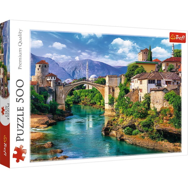 401124-Puzzle-Mostar-Bosnien-500-Teile
