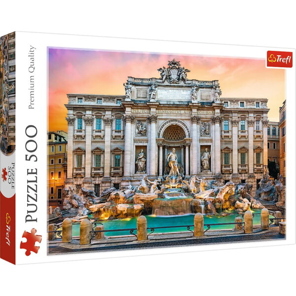 401121-Puzzle-Fontanna-de-Trevi-Rom-500-Teile