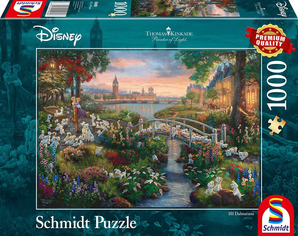 368035-Schmidt-Spiele-59489-Disney-101-Dalmatiner-Thomas-Kinkade-Puzzle