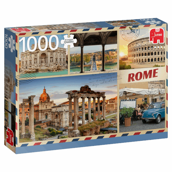 368871-Jumbo-Spiele-18862-Gruesse-aus-Rom-1000-Teile-Puzzle