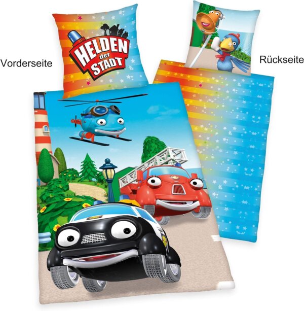 430758-Helden-der-Stadt-Wendebettwaesche-80-x-80---135-x-200-cm