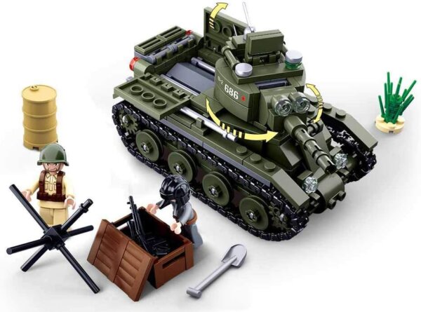 366070-Sluban-M38-B0686-Army-WWII-Alliierter-Kavalleriepanzer