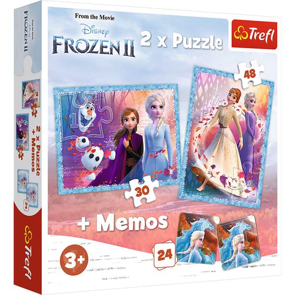 366675-Trefl-2in1-Puzzle-und-Memo-Disney-Frozen-2