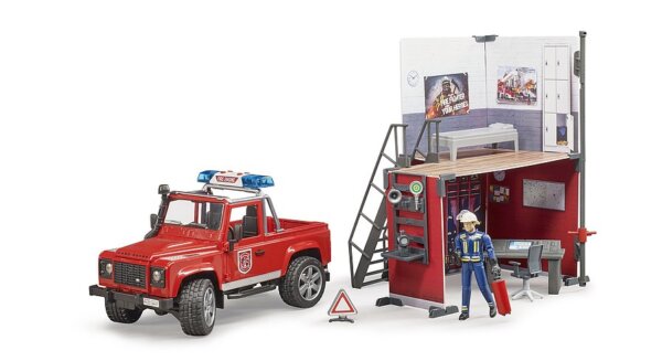 377057-Bruder-62701-Feuerwehrstation-mit-Land-Rover-Defender