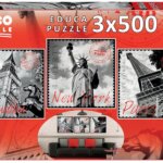 370384-Educa-Puzzle-9217096-Big-Cities-Deco-3-x-500-Teile-Puzzle-