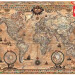 370398-Educa-Puzzle-9215159-Antique-World-Map-1000-Teile-Puzzle-