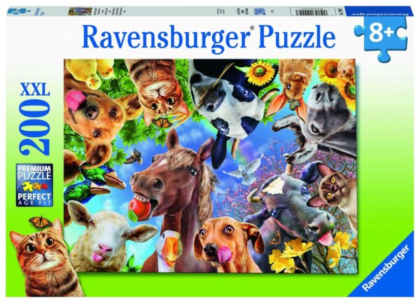 368718-Ravensburger-12902-Lustige-Bauernhoftiere-Puzzle-200-Teile
